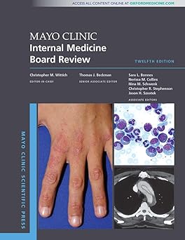 Mayo Clinic Internal Medicine Board Review (Mayo Clinic Scientific Press) 12th Edition
