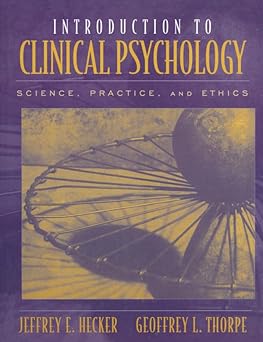 Introduction to Clinical Psychology 1st Edition, Kindle Edition